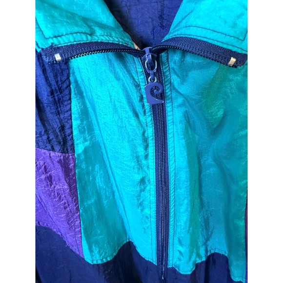 Vintage 90's Pierre Cardin Colorblock Track Jacket Full Zip Windbreaker Mens 3XT - Picture 6 of 9